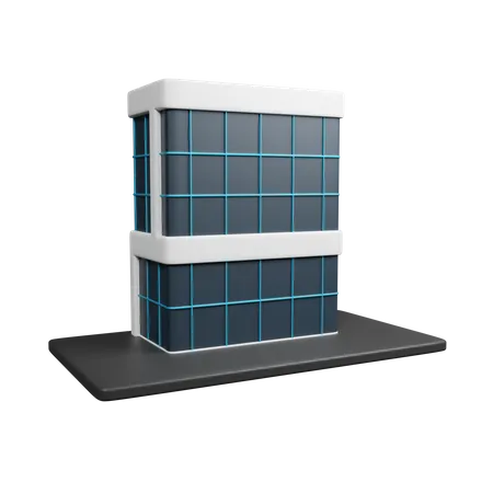 Edificio corporativo  3D Icon