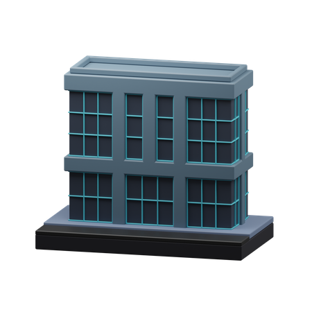 Corporate Building  3D Icon