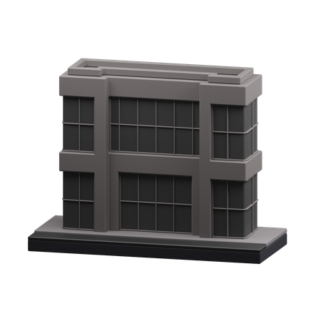 Corporate Building  3D Icon