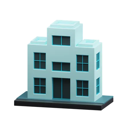 Corporate building  3D Icon