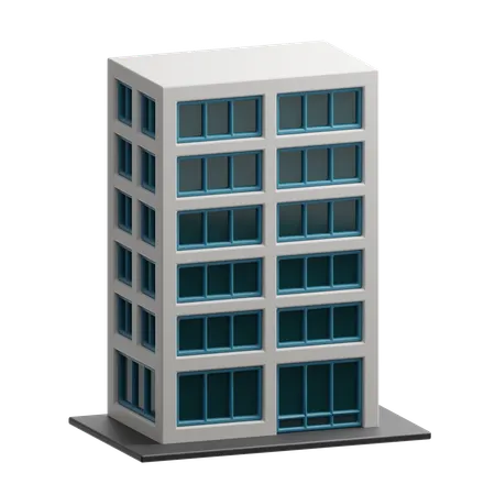 Corporate Building  3D Icon