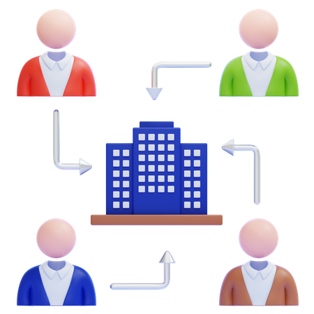 Corporate Governance  3D Icon