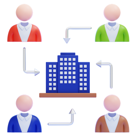 Corporate Governance  3D Icon