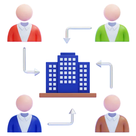 Corporate Governance  3D Icon