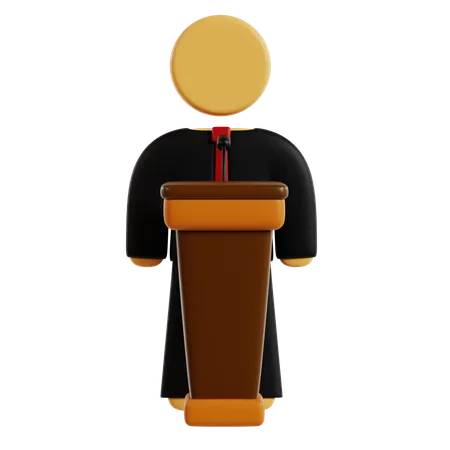 Corporate Leadership Address  3D Icon