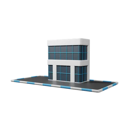 Corporation  3D Icon