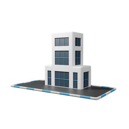 Corporation  3D Icon