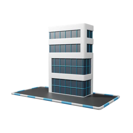 Corporation  3D Icon