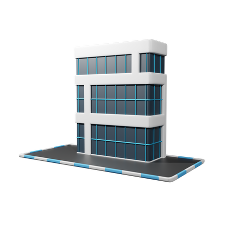 Corporation  3D Icon
