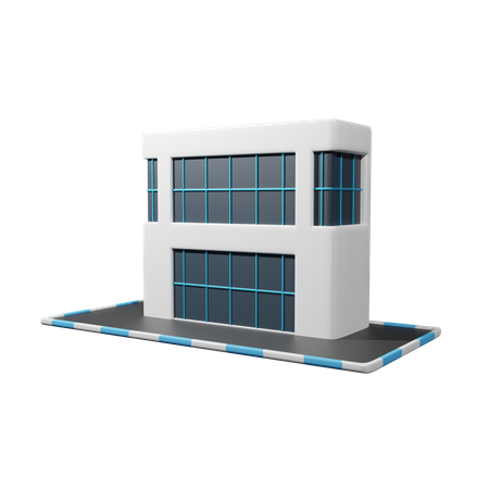 Corporation  3D Icon