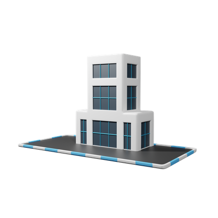 Corporation  3D Icon