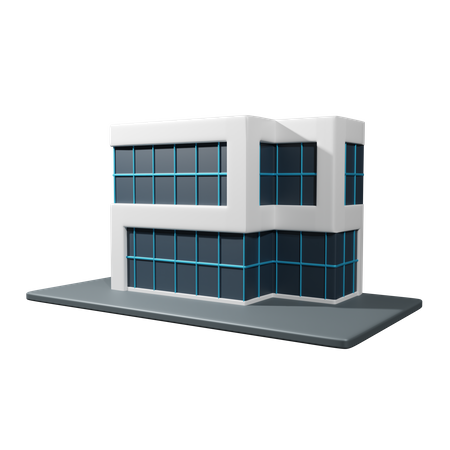 Corporation Building  3D Icon