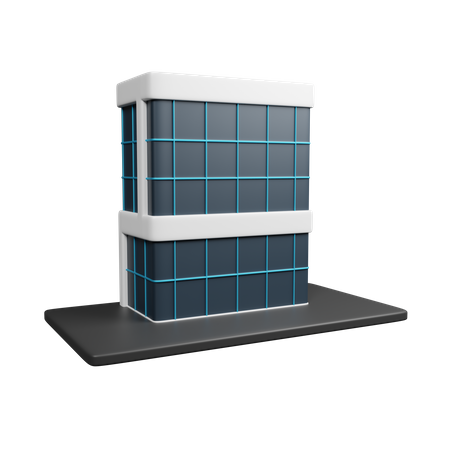 Corporation Building  3D Icon