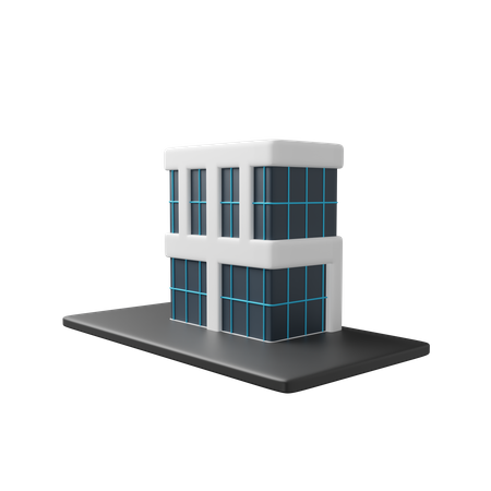 Corporation Building  3D Icon