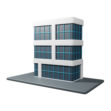 Corporation Building  3D Icon
