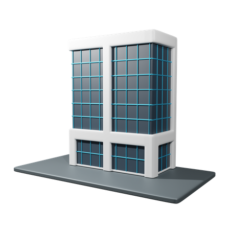 Corporation Building  3D Icon