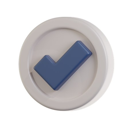 Correct  3D Icon