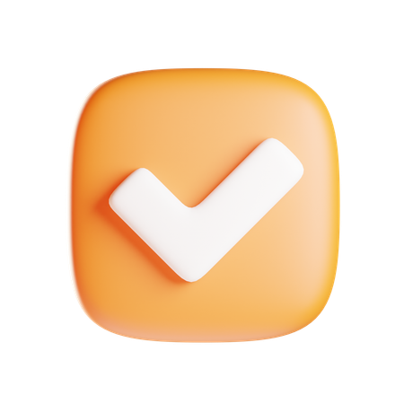 Correct  3D Icon