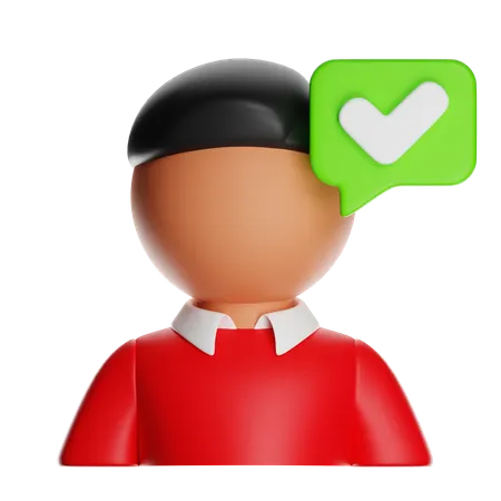 Correct  3D Icon