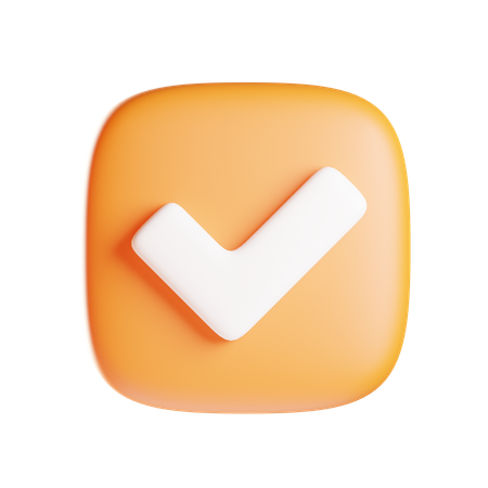Correct  3D Icon