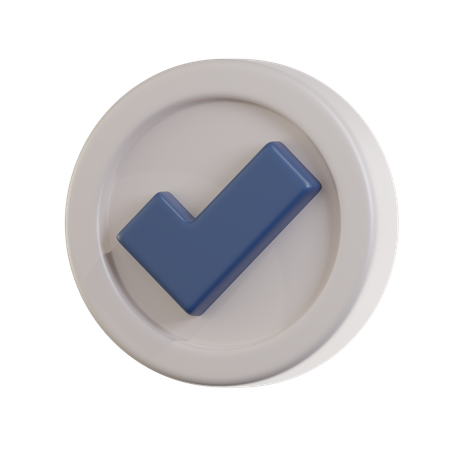 Correct  3D Icon