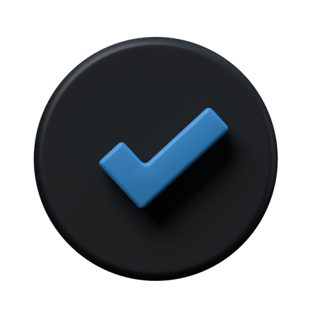 Correct  3D Icon
