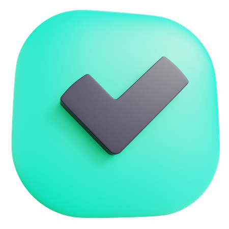 Correct  3D Icon