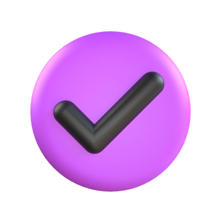 Correct  3D Icon