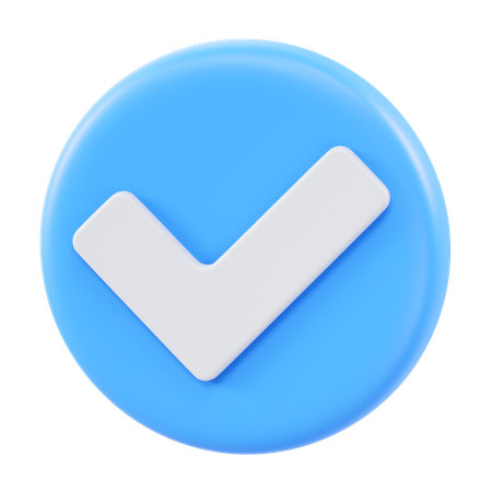 Correct  3D Icon