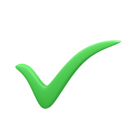 Correct  3D Icon