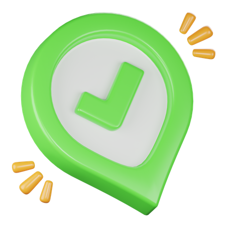 Correct Location  3D Icon