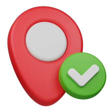 Correct Location  3D Icon