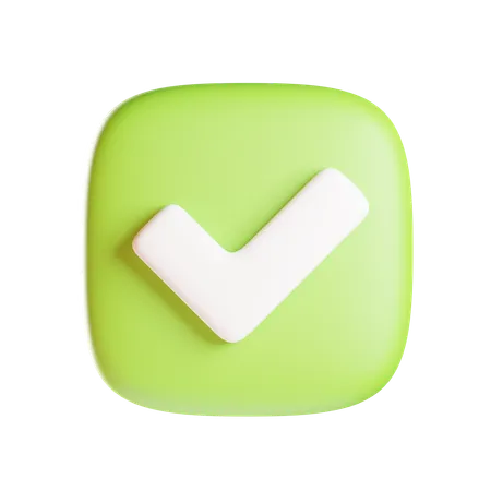 Bon vert  3D Icon