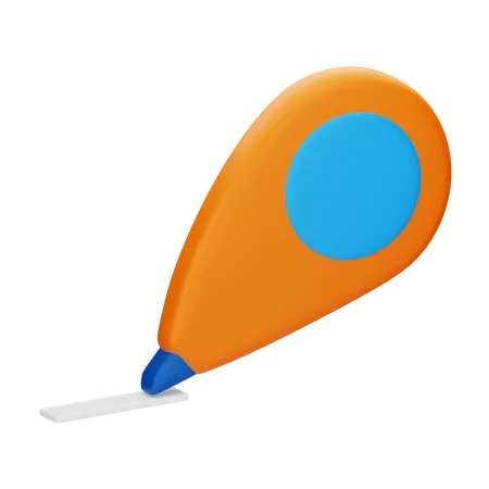 Correction Tape  3D Icon
