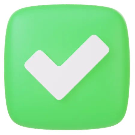 Correcto  3D Icon