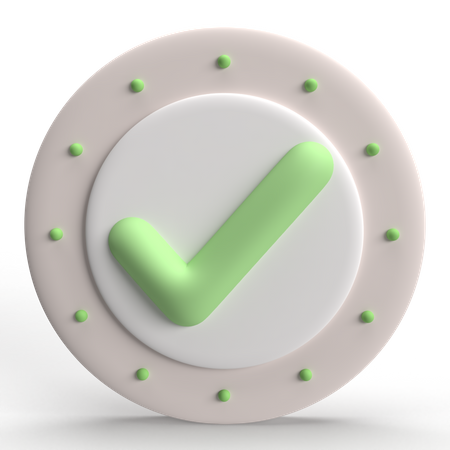 Correcto  3D Icon