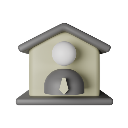 Corredor de la casa  3D Icon