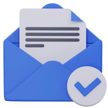 Correio comercial  3D Icon