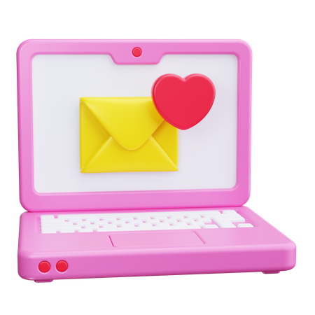 Correspondência de amor  3D Icon