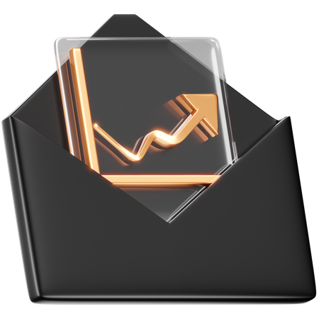 Correio de crescimento  3D Icon