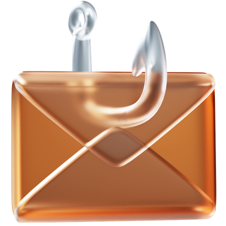 Correio de phishing  3D Icon