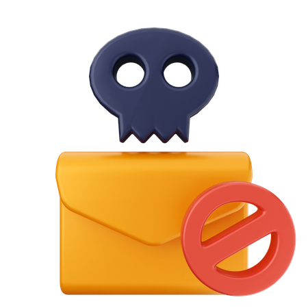 Segurança de internet de e-mail  3D Icon