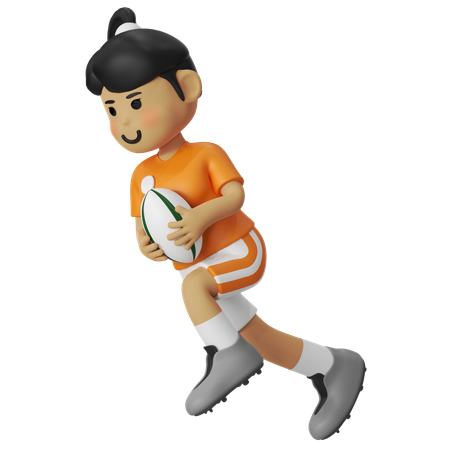 Correndo com a gandula  3D Icon