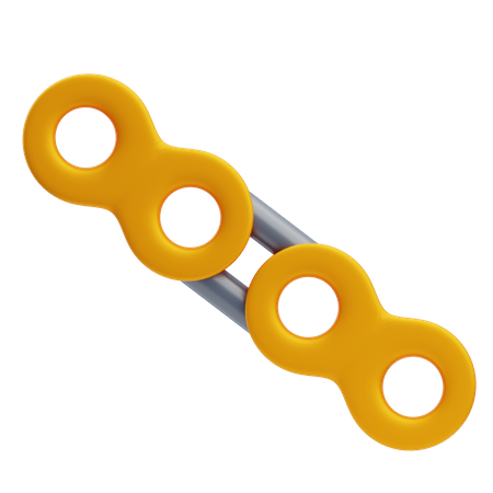 Corrente de carro  3D Icon