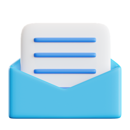 Correo  3D Icon