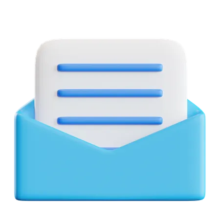 Correo  3D Icon