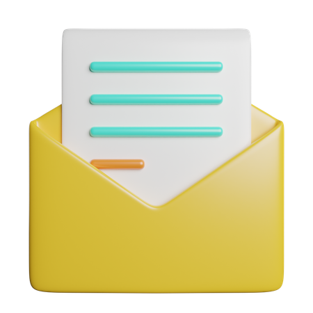 Correo  3D Icon