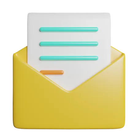 Correo  3D Icon