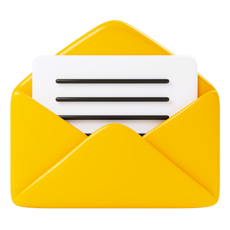 Correo  3D Icon