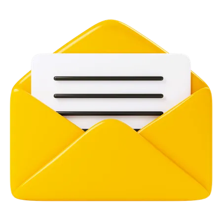 Correo  3D Icon